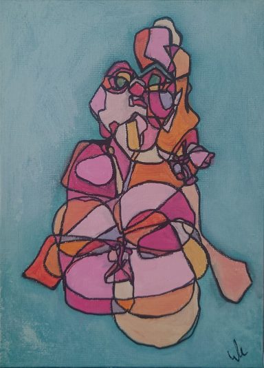 Abstract female figure.